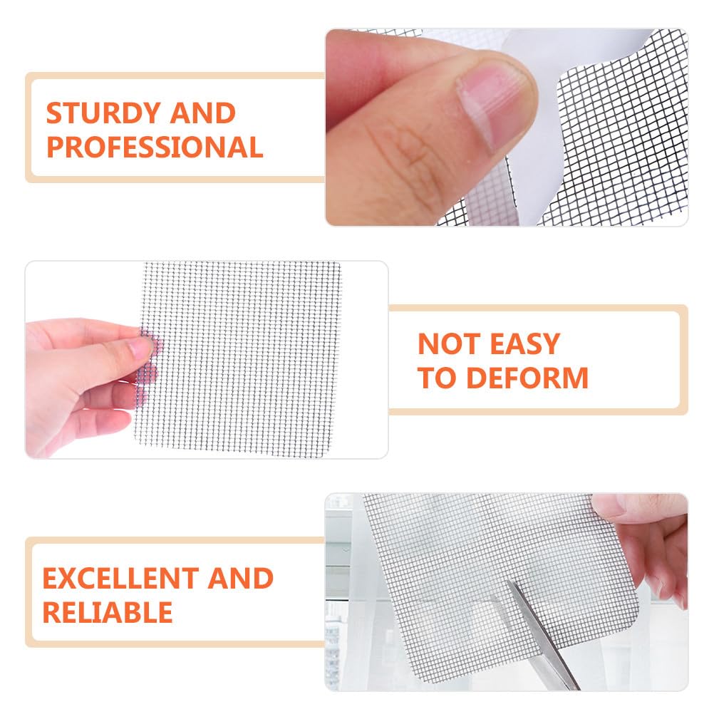 Waterproof Window Screen Repair Patch Tape Strong Adhesive Mesh Screen Repair Patches for Tear Holes