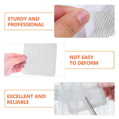 Waterproof Window Screen Repair Patch Tape Strong Adhesive Mesh Screen Repair Patches for Tear Holes
