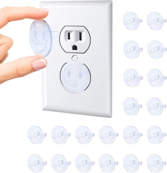 10pcs Outlet Covers Baby Proofing, Child Proof Outlet Plug Covers, Socket Covers for Outlets, Baby Safety Electrical Wall Outlet Cover for Kids Toddler Protection, US standard