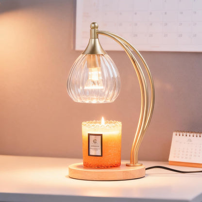 Candle Warmer Lamp with Timer Dimmer - Electric Light Wax Warmer for Jar Candles - Lamp with 2 Bulbs, Unique Birthday Gifts for Women Mom House Warming Gifts New Home Decor