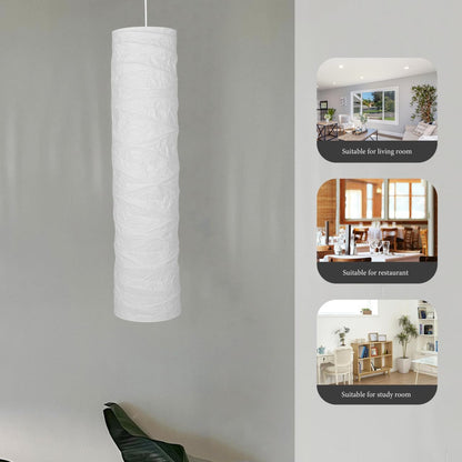 ABOOFAN Floor Lamp Shade Replacement – 49.21" Foldable Rice Paper Lampshade for Soft Light Diffusion & Easy Tool-Free Installation – for Living Room, Bedroom, Office