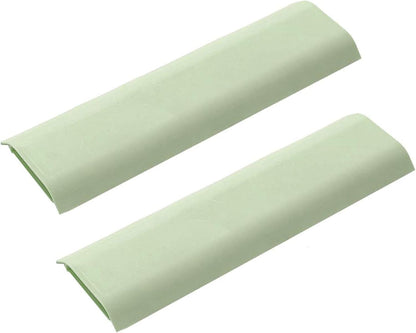 Cable Concealer Cord Cover, Airlxf 2 PCS Self-Adhesive Wall Cable Covers with 4 PCS Double-side Tapes for TV Computer Office Theater (White)