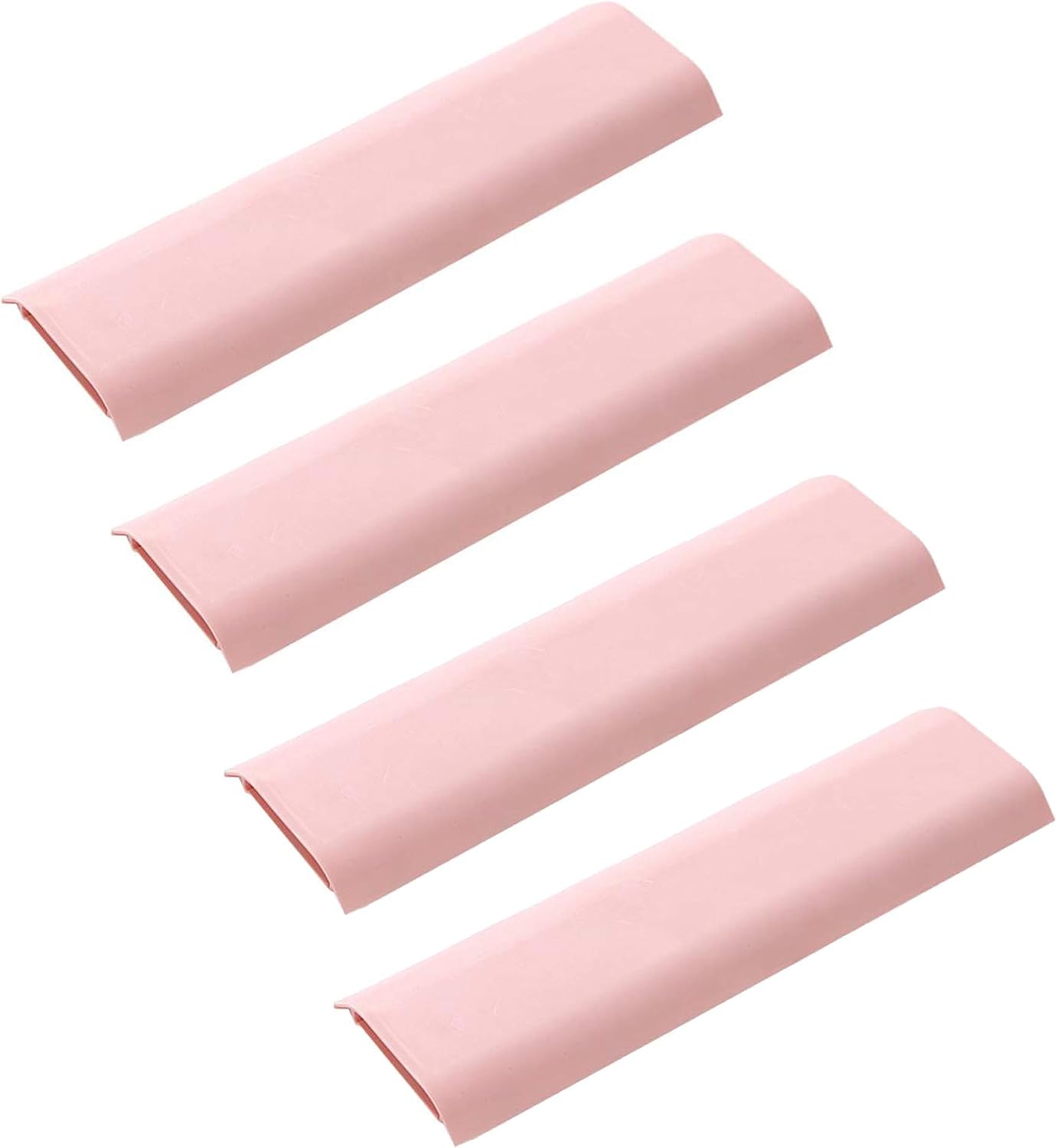 Cable Concealer Cord Cover, Airlxf 2 PCS Self-Adhesive Wall Cable Covers with 4 PCS Double-side Tapes for TV Computer Office Theater (White)