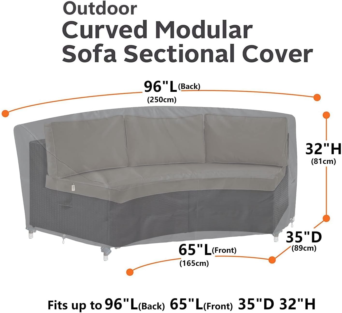 Patio Deck Box Cover, 63x30 Inch Fire Pit Covers with Straps and Handles, Waterproof Heavy Duty Outdoor Furniture Winter Cover for Keter, Suncast, Lifetime Container