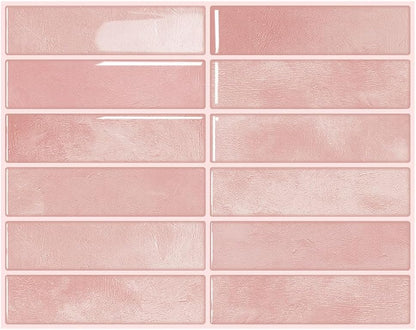 Peel and Stick Backsplash Tile for Kitchen, 10 Sheets, 11.42''x9'' | Beige Gray 3D Self Adhesive Wall Tile Back Splash for Kitchen, Bathroom, Laundry Room