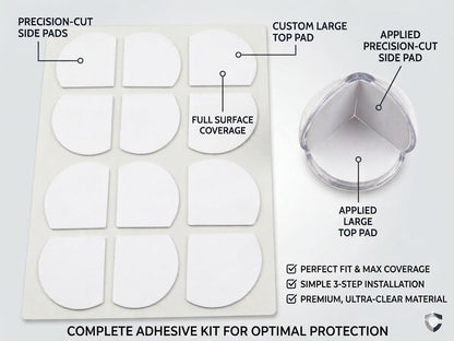 Corner Protectors 16 Pack – Crystal Clear Baby Proofing Corner Guards, Toddler Safety Edge Covers for Tables & Furniture
