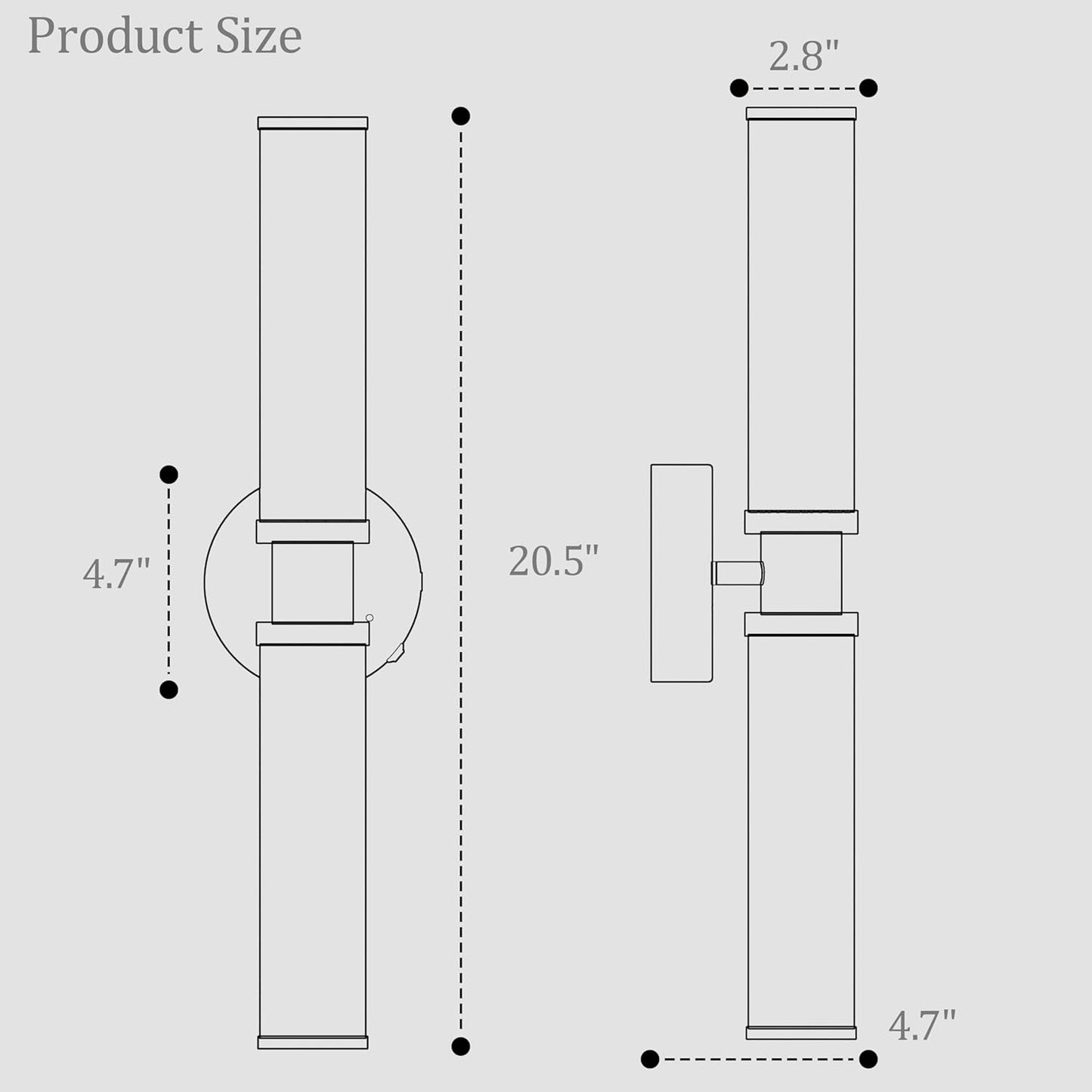 Wireless Wall Sconces with Remote Control, Battery Operated Wall Sconce Set of 2 with Timer, Gold Rechargeable Dimmable Glass Wall Lights for Living Room Bedroom Hallway Entryway 3000K, 20.5 Inch