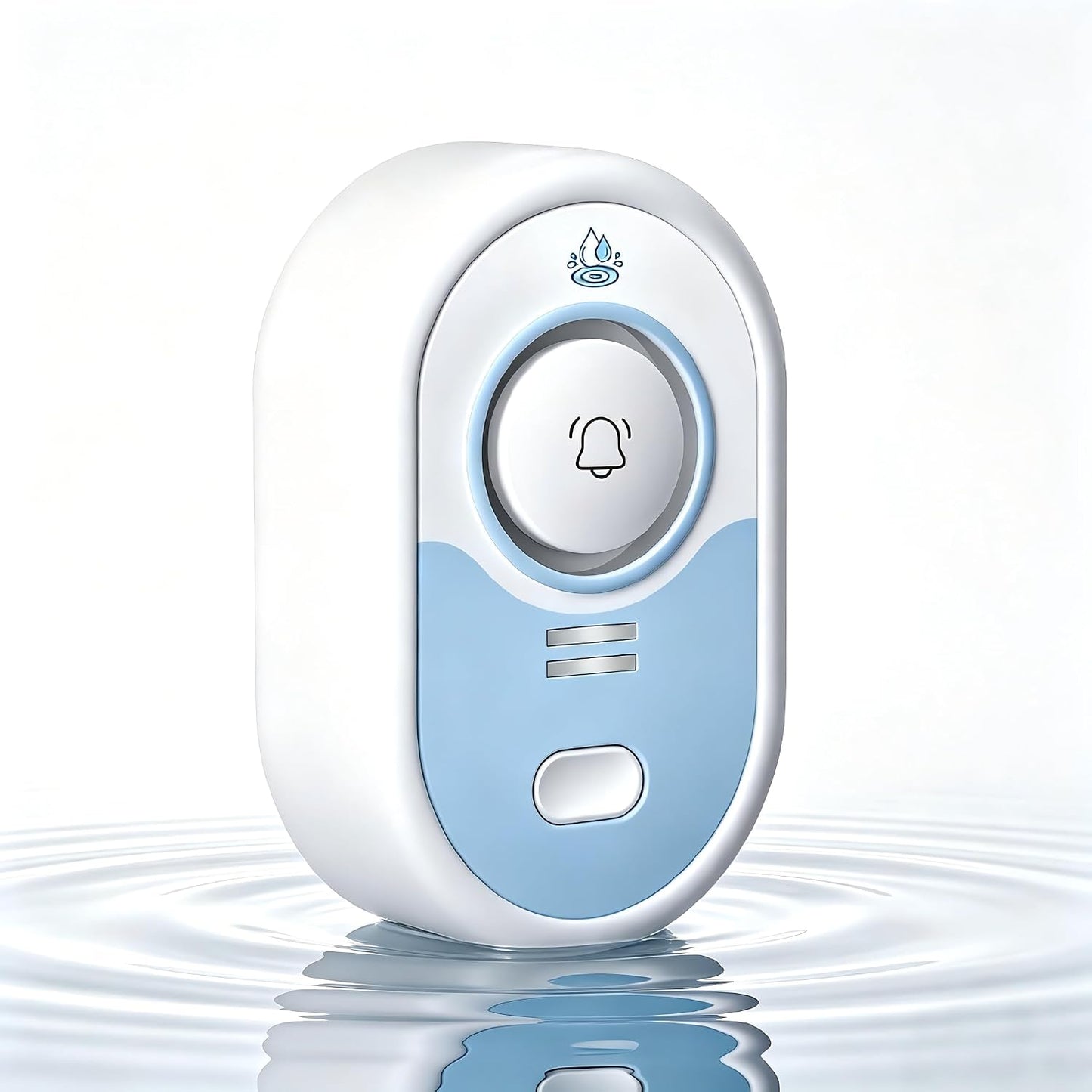 Water Leak Detector with Loud Alarm, 100dB Siren & LED Flash, Water Sensor Alarm for Home, Basement, Sump Pump, Kitchen, Bathroom, RV, Water Heater, Indoor Outdoor 5-Pack