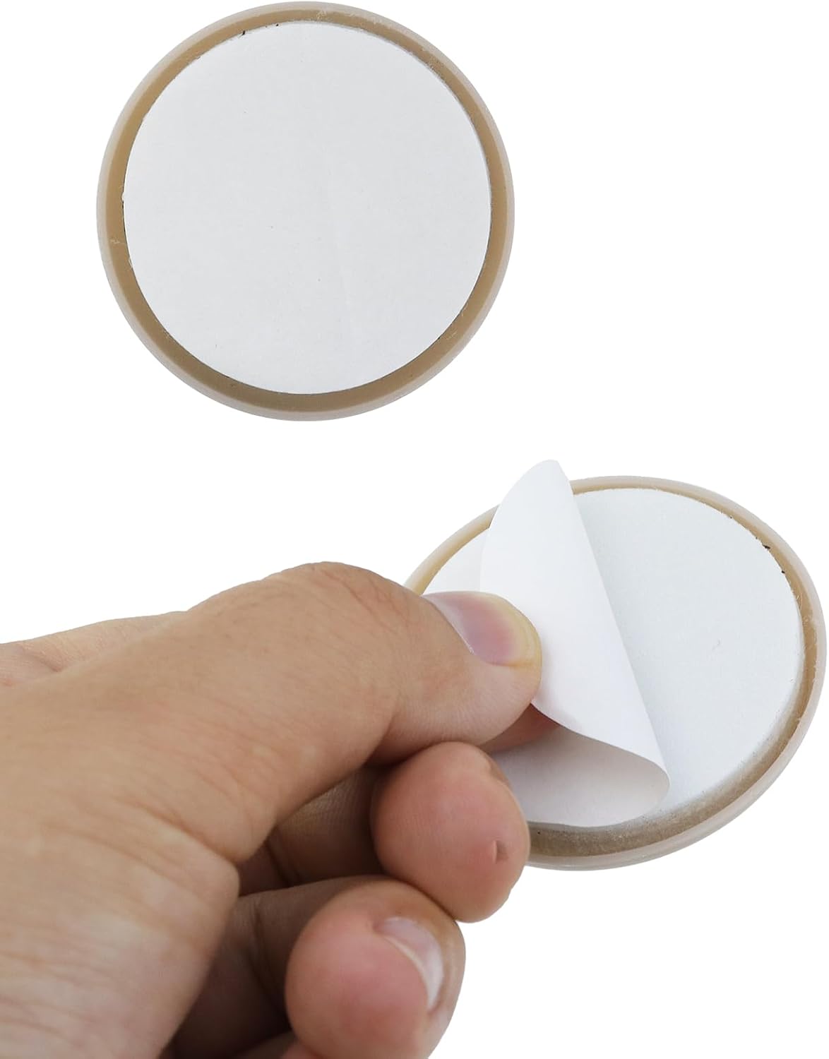 Antrader 1.5 Inch Self-Stick Furniture Round Felt Pads Wood Floor Protectors – Protect Your Hard Floors from Furniture Scratches, Pack of 48, Black