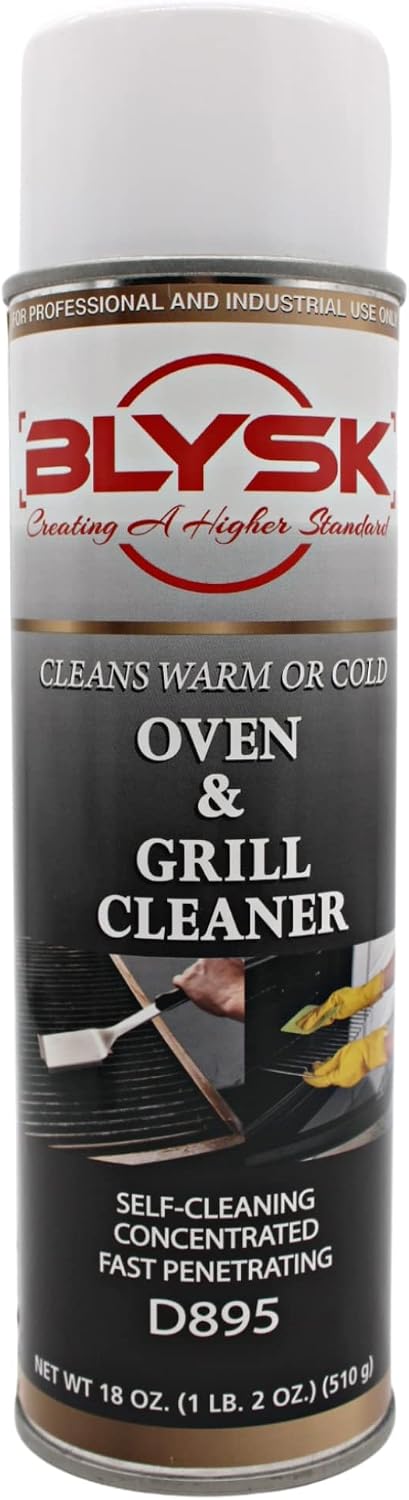 Oven & Grill Cleaner, 18 oz, Heavy Duty | Grease Cut, Oil Removal, Fast Action, Burnt Food, Kitchen Use, Tough Mess, Surface Care, Quick Spray, Grill Care