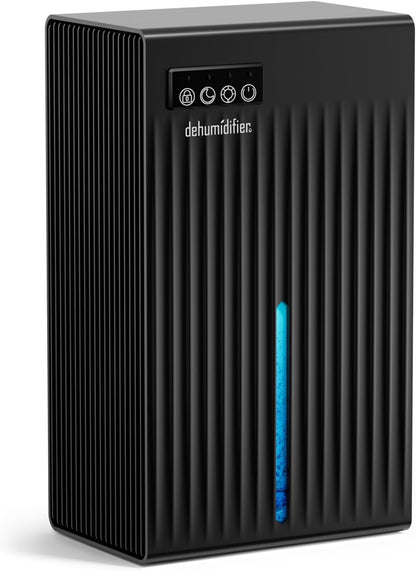 Dehumidifier for Home, 95 OZ Water Tank, (1000 sq.ft) Dehumidifiers for Bathroom Bedroom Basement RV with Drain Hose, Auto Shut Off White