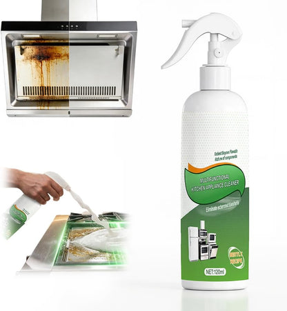 Heavy-Duty Kitchen Oil Remover Spray, Multi-Purpose Degreaser for Cooktop, Oven, Stove & Range Hood, Foam Cleaner for Grease (1pcs)
