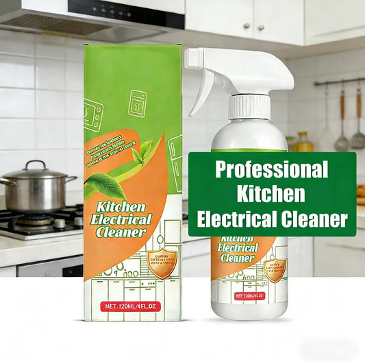 Electrolyzed Ion Kitchen Cleaner Spray (120ML) - Fast-Acting Kitchen Degreaser for Oven, Stove & Range Hood - Gentle No-Scratch Kitchen Appliance Cleaner with Odor Eliminator