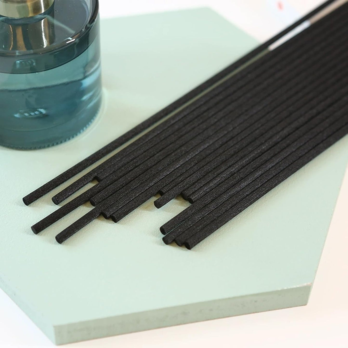 5 Mixed Colors 10inch Diffuser Replacement Sticks - 60Pcs Fiber Reed Fragrance Sticks Refill for Home and Bathroom - Rattan Essential Oil Sticks for Scented Diffuser