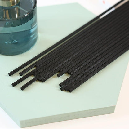 5 Mixed Colors 10inch Diffuser Replacement Sticks - 60Pcs Fiber Reed Fragrance Sticks Refill for Home and Bathroom - Rattan Essential Oil Sticks for Scented Diffuser