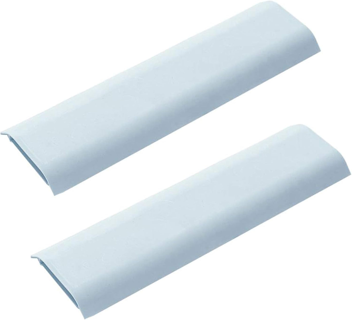 Cable Concealer Cord Cover, Airlxf 2 PCS Self-Adhesive Wall Cable Covers with 4 PCS Double-side Tapes for TV Computer Office Theater (White)