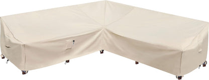 Patio Deck Box Cover, 63x30 Inch Fire Pit Covers with Straps and Handles, Waterproof Heavy Duty Outdoor Furniture Winter Cover for Keter, Suncast, Lifetime Container