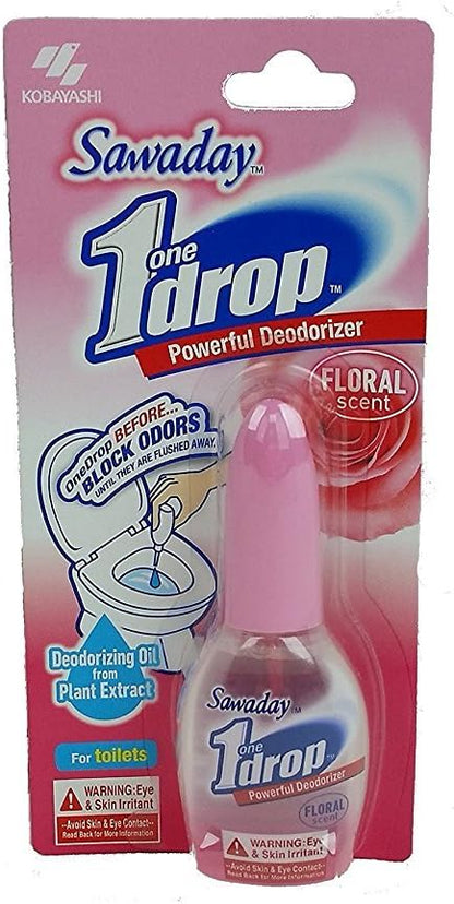 One-Drop Powerful Deodorizer, Before-You-Go Toilet Drops, 0.67 fl oz*- Mint Scent