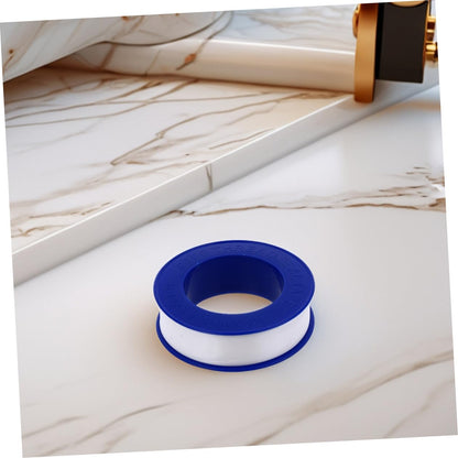 GLEAVI 12rolls PTFE Plumbers Tape High-Temperature Water Leak Sealing Tape for Pipes Faucets and Shower Thin Thread Sealant for Plumbing and Garden Hose Applications