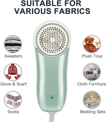 Fabric Shaver, Fuzz Balls Pills Lint Remover, AC120V Plug and Play