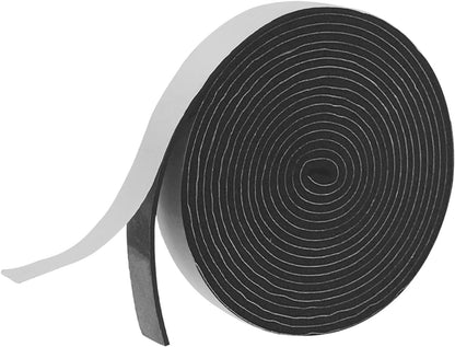 Weather Stripping Door Seal Strip for Doors and Windows, 1In x 1/8In x 33Ft x 2 Roll Foam Insulation Tape Self Adhesive,Sound Proof,Weatherstrip,Pipe Cooling, Air Conditioning Seal Strip - Colors A