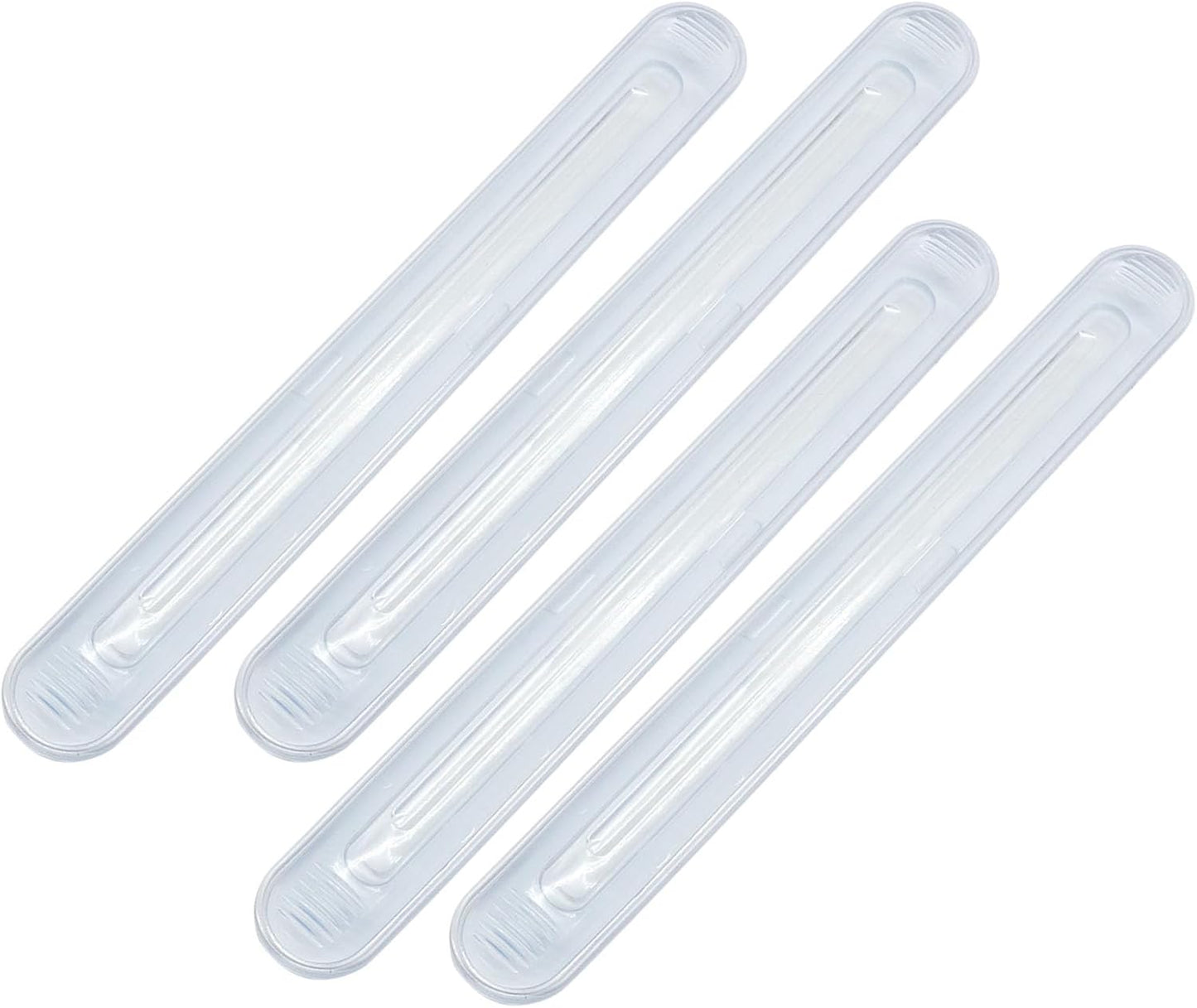 Zorfeter 4 PCS Rubber Chair Wall Protector, Clear Furniture Bumpers Adhesive Cabinet Door Bumper Silicone, Self Adhesive Wall Protector Bumpers for Shower Doors/Drawers/Car Doors/Toilet Lids