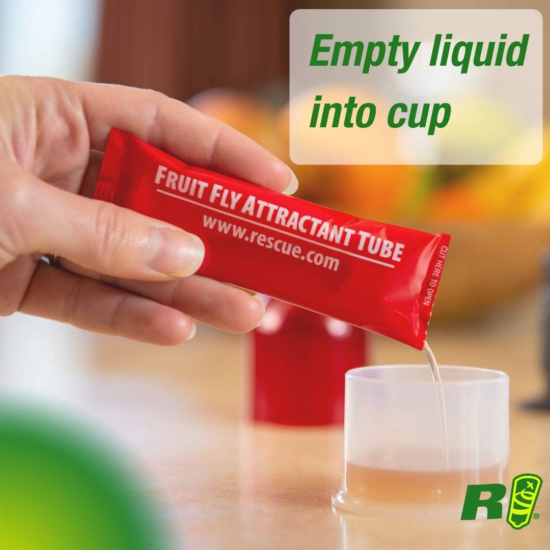 RESCUE! Fruit Fly Trap Bait Refill – 30 Day Supply – 2 Pack