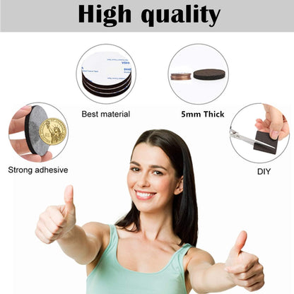 Felt Furniture Pads 300 Pieces, Furniture Pads for Hardwood Floors, Felt Pads for Chair Legs Furniture, Floor Protectors for Furniture Black