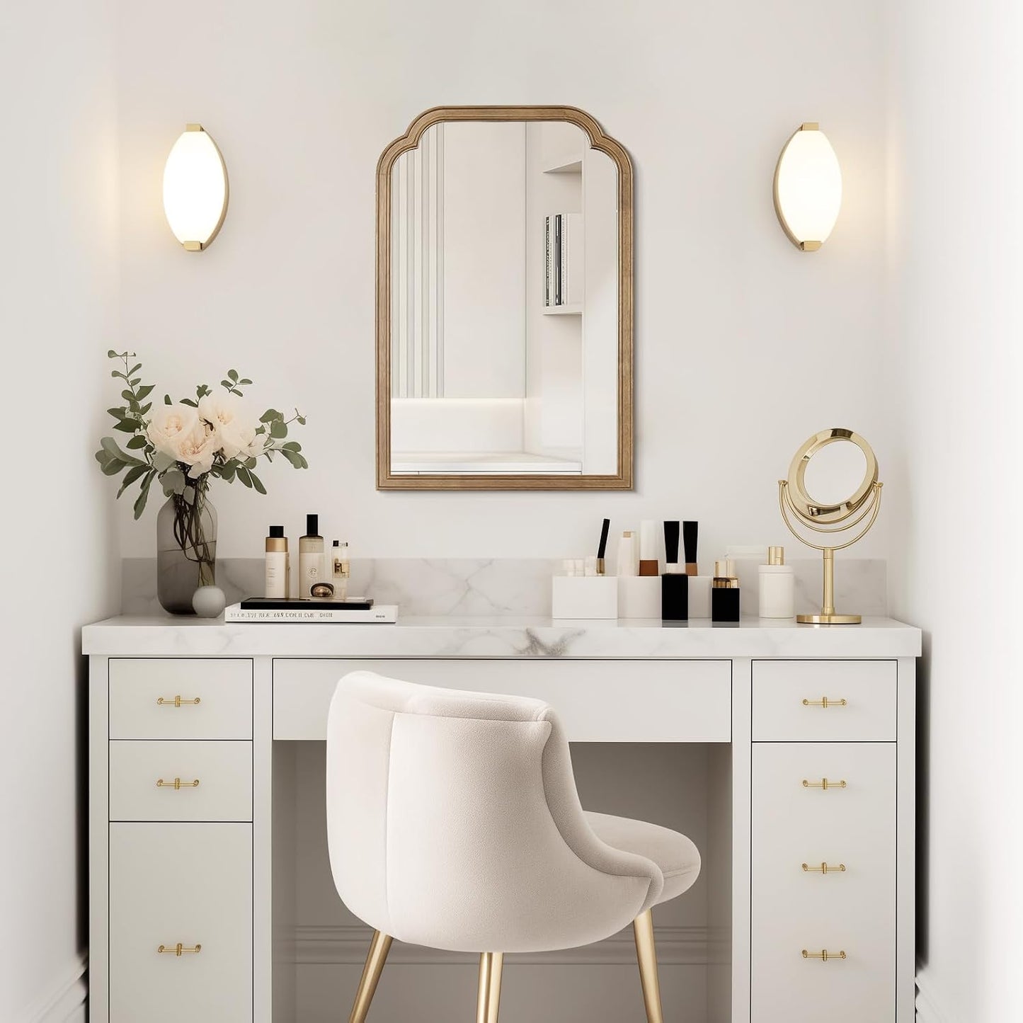 WallBeyond Full Length Mirror Wall Mounted 65"x22", Rustic Wooden Frame Floor Mirror, Large Full Body Mirror for Bedroom, Leaning or Hanging Against Wall, Natural