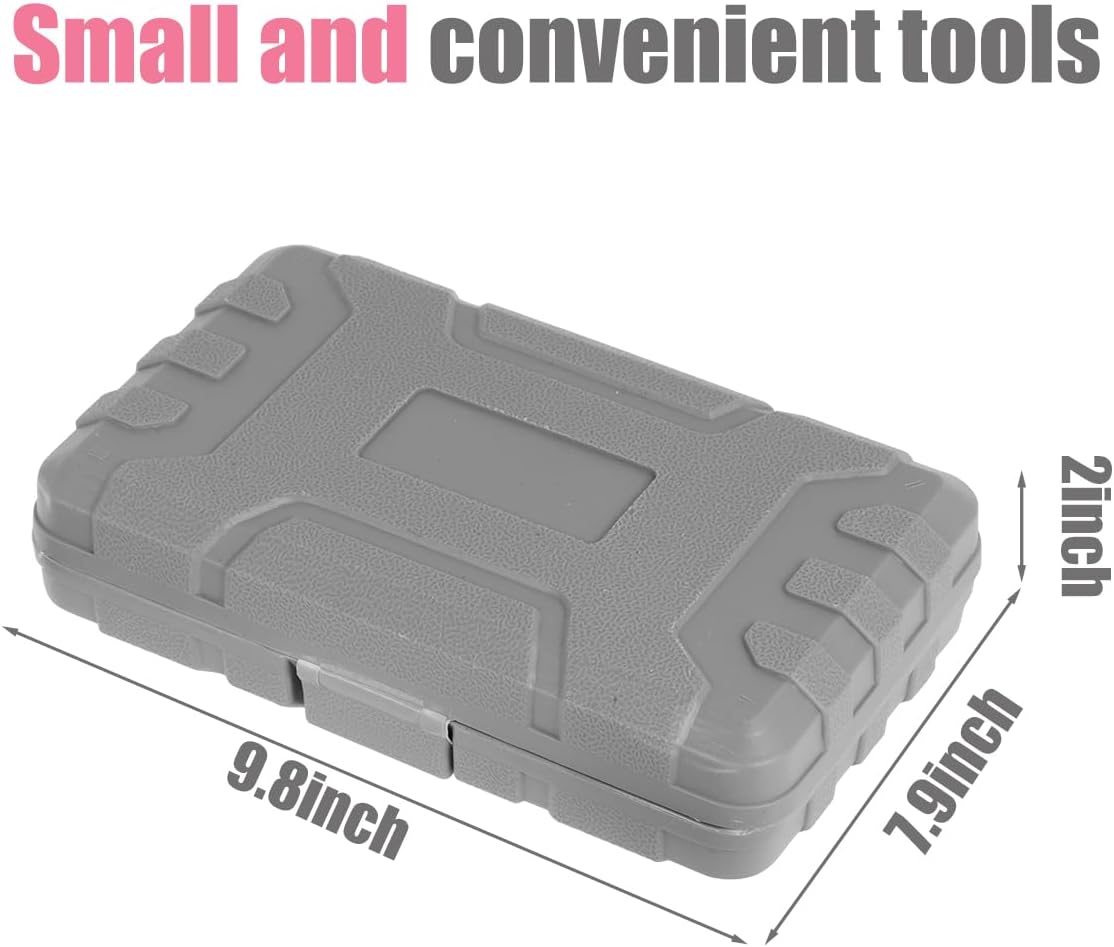 24-Piece Pink Household DIY Tool Kit for Women – Compact Mini Tool Box Set with Essential Starter Tools for Home Projects
