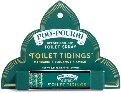 Poo-Pourri Before-You-Go Toilet Spray, Bamboo Rain, 2 Fl Oz, Up to 100 Uses, Bathroom Odor Deodorizer with Essential Oils for Home or Work, Travel Essentials, TSA Approved Size, Bamboo & Fresh Grass