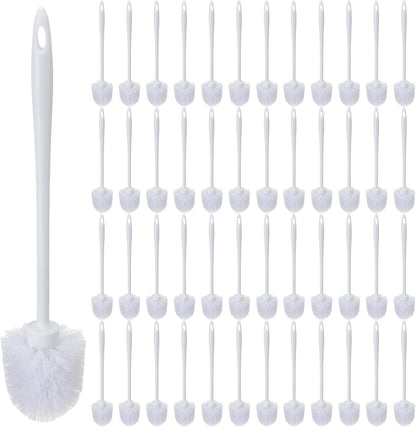 Tioncy 15 Pcs 14.2 Inch Toilet Brush Commercial Heavy Duty Toilet Bowl Cleaning Scrub Long Scrubber for Bathroom Cleaning Supplies