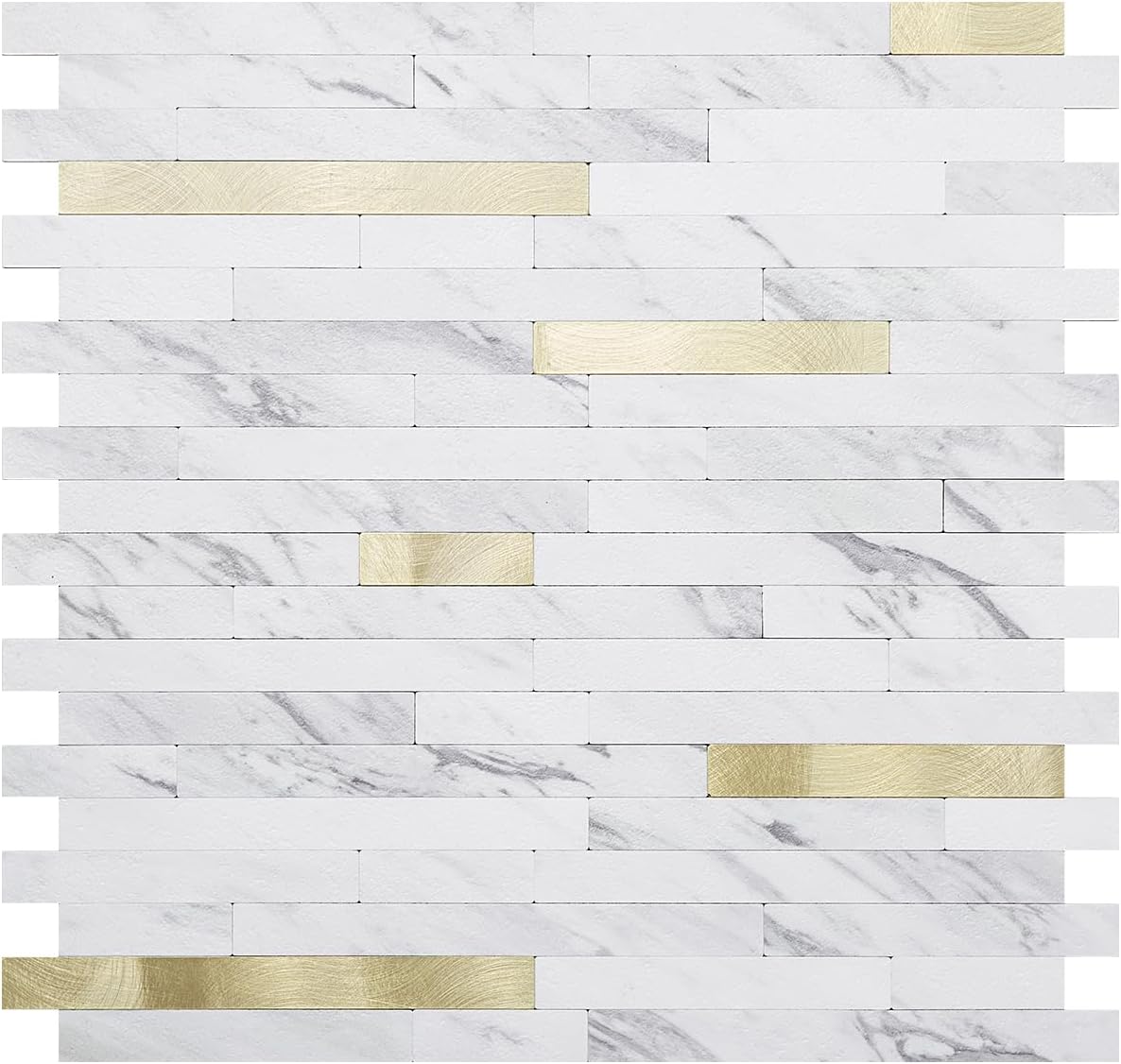 DICOFUN 10-Sheet Peel and Stick Backsplash Wall Tile, PVC Kitchen Backsplash Peel and Stick in Sandstone, 9.4 sq.ft