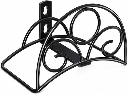 Metal Garden Hose Holder Wall Mounted Water White Hose Holder for Water Hose Extension Cords