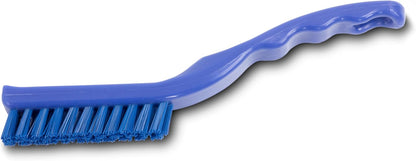 SPARTA Flo-Pac Grout Brush with Nylon Bristles, Scrubber with Handle for Bathroom and Kitchen Tile, 8", White