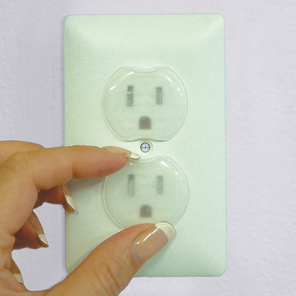 Dreambaby Plastic Baby Safety Outlet Plug Covers - 24 Pack - Outlet Covers Baby Proofing