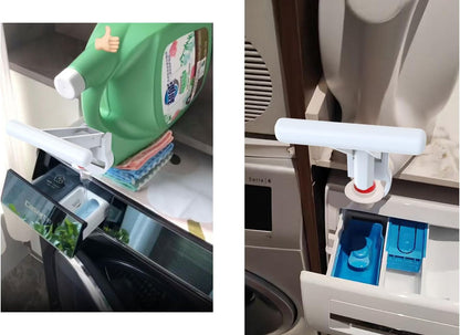 Lever-Activated Laundry Detergent Dispenser, PLA Material, Pull-Switch Style Design, Indoor Use, Force-Reducing Mechanism for Elderly, Children