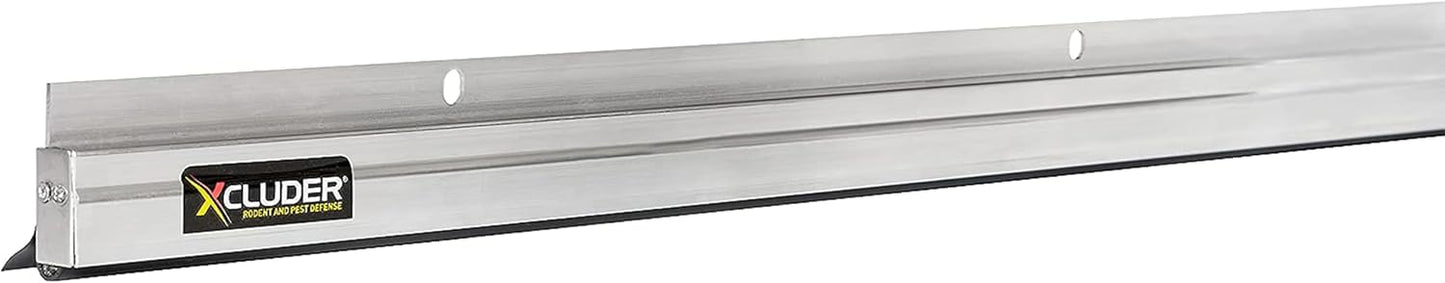 Xcluder 36 Low-Profile Door Sweep, Aluminum, Seals Out Rodents & Pests, Enhanced Weather Sealing, Easy to Install; Door Seal Rodent Guard; Rodent Proof Door Sweep