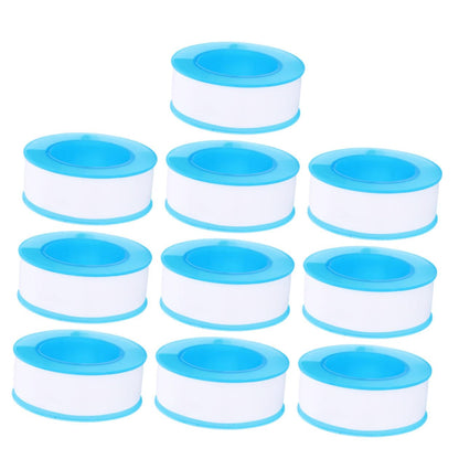 10Rolls PTFE Plumber Seal Tape Thread Sealant for Plumbing Water Pipe and Duct Sealing Wear Resistant Flexible Easy to Cut for Custom Sealing Needs