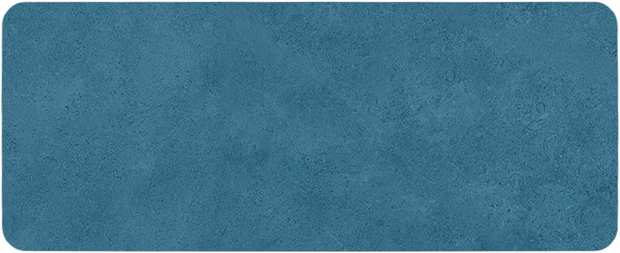 TYUU Bath Mat, Bathroom Rugs Non Slip Washable Thin Absorbent Quick Dry Bath Mat Fits Under Door Bathroom Floor Mat Perfect for Bath, Shower, or Sink 16"x24" Dark Grey