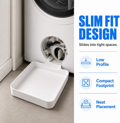Universal Front-Load Washing Machine Drain Pan, Washer Drain Pan, Washing Machine Drainage Tray, Easy Installation for Apartments, Garages, and Rentals (drip Tray)