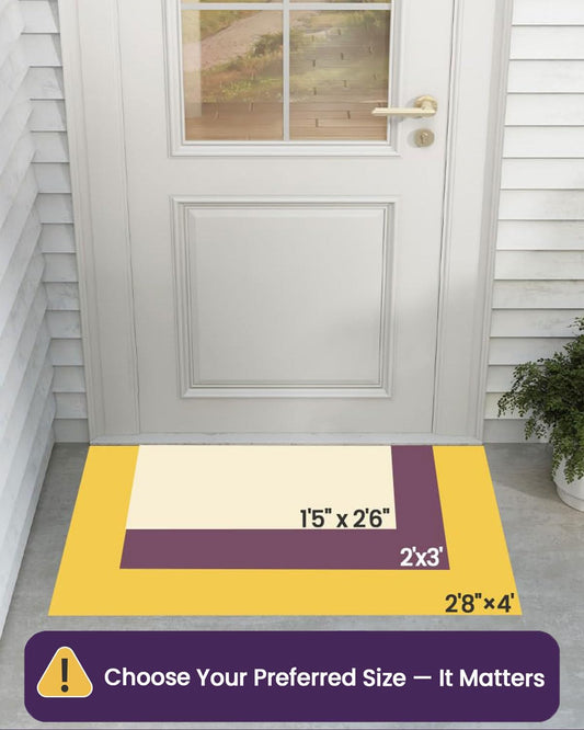 DEXI Front Door Mat Outside Entrance, 17x30 Spring Entryway Doormat Dirt Trapper, Heavy Duty Non Slip Entry Mats for Patio Garage Porch Home Decorative, Colorful Floral
