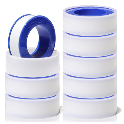 Teflon Tape,PTFE Plumbers Tape,for Sealing,Plumbing,Sealant,Thread Seal for Shower Head,Water Pipe,Prevent Leakage,(1 Roll,1/2 Inch X 520 Inches).