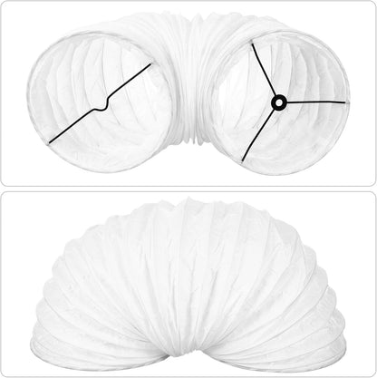 NUOBESTY Paper Floor Lamp Shade Replacement White Floor Lamp Cover Long Standing Lampshade Foldable Protector for Living Room Hotel Home 95cm