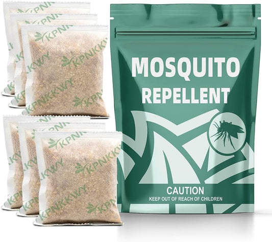 Mosquito Repellent Outdoor Patio, Backyard Mosquito Repellents, Mosquito Deterrent Indoor for Home, Mosquito Repellent for Door, Keep Mosquito Away from Garage, Last up to 2 Months-8 Pouches