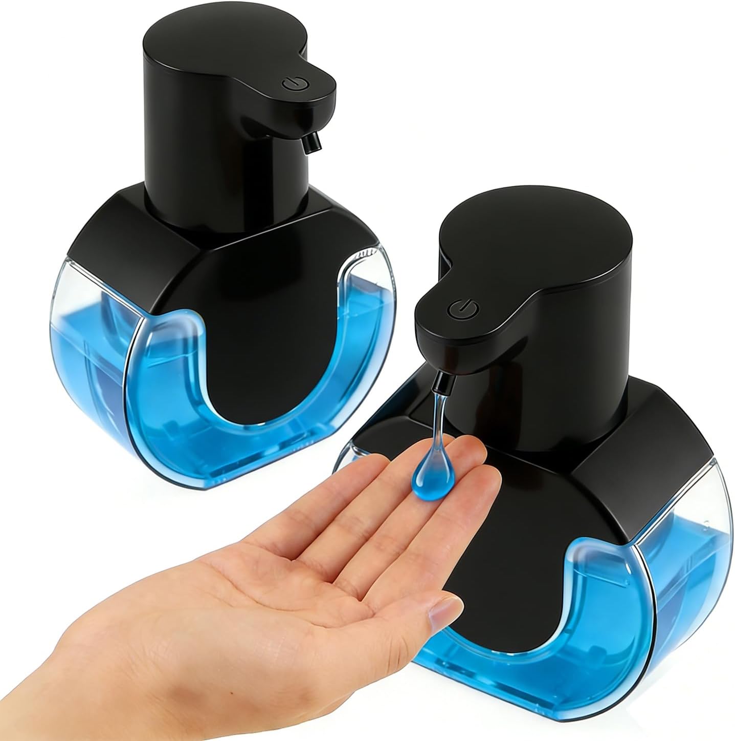 Automatic Soap Dispenser Touchless,Rechargeable Foaming Soap Dispenser,15oz/420ml Smart Hand Soap Dispensers,4-Level Adjustable,Wall Mount for Bathroom Kitchen Dish Soap,Hands-Free