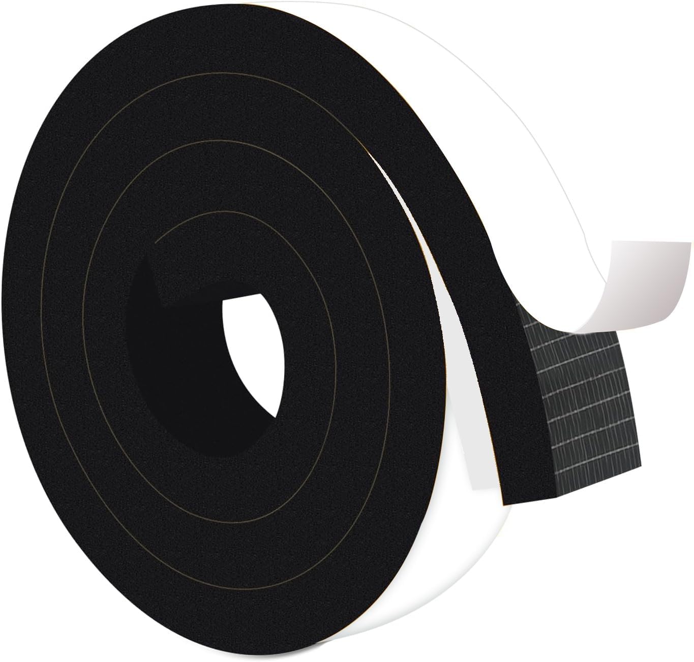 Strong Adhesive Weather Stripping, High Density Weatherproof Weather Stripping Door Seal Strip for Sliding Door, Windows,Noise-Reduction Foam Sealing Strip, White(1/2 in x 1/4 in x 13Ft) - Colors A