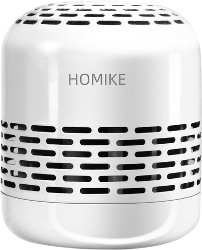 HOMIKE Refrigerator Deodorizer, Odor Eliminator,Last up to 10 Years for Car,Closet,Shoes Cabinet,Fridge and Freezer,Outperforms Baking Soda and Activated Carbon(Stainless Steel)