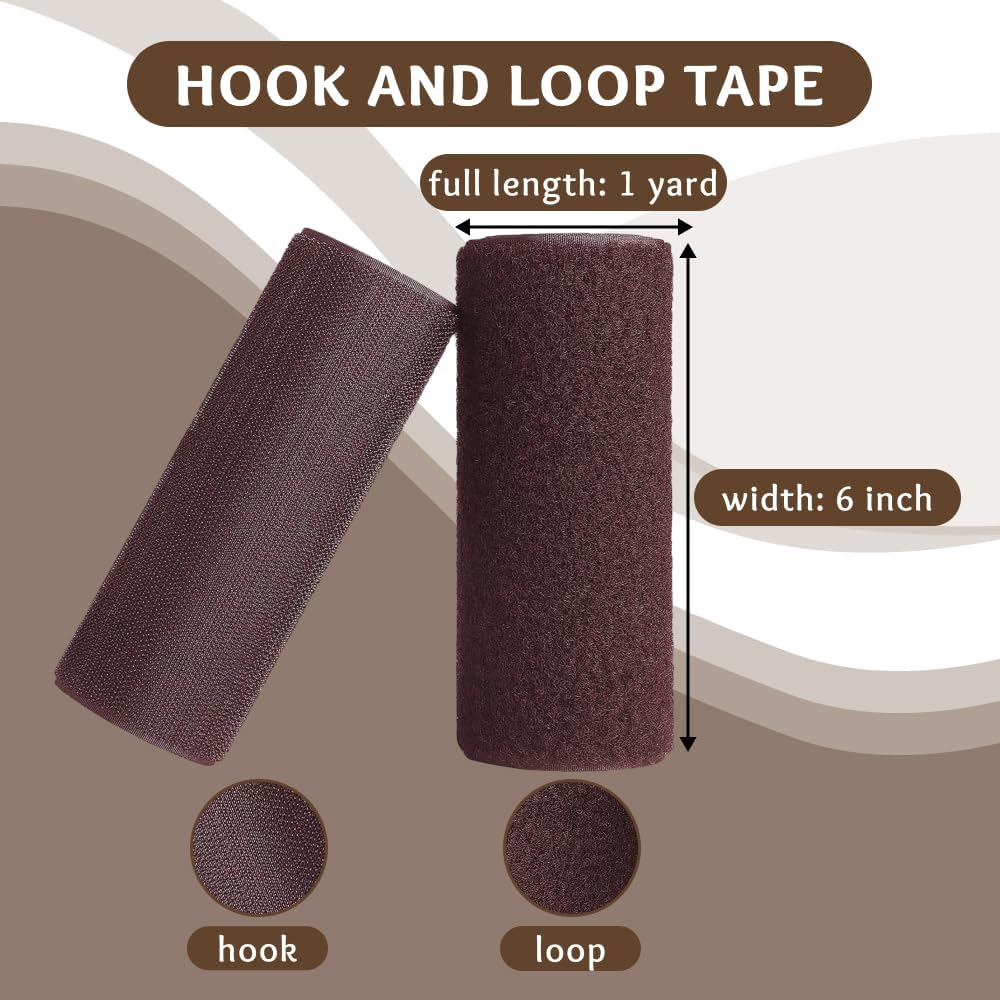 1 inch Black Hook and Loop Tape 1 Yd Self Adhesive Tape Sticky Back Heavy Duty Fastener Ideal for Window Fixing Net Carpets DIY Project Handmade Craft Home Office