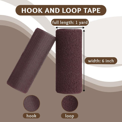 1 inch Black Hook and Loop Tape 1 Yd Self Adhesive Tape Sticky Back Heavy Duty Fastener Ideal for Window Fixing Net Carpets DIY Project Handmade Craft Home Office
